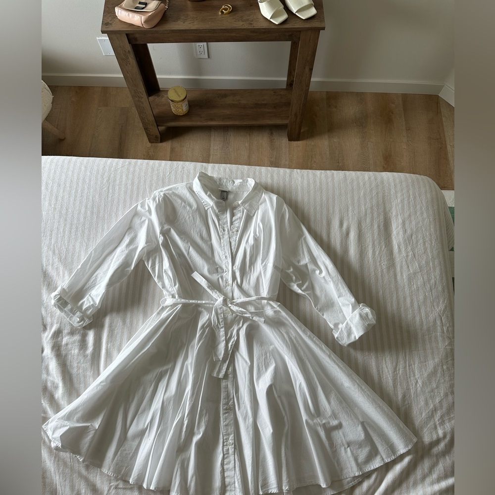 a new day White Shirt Dress